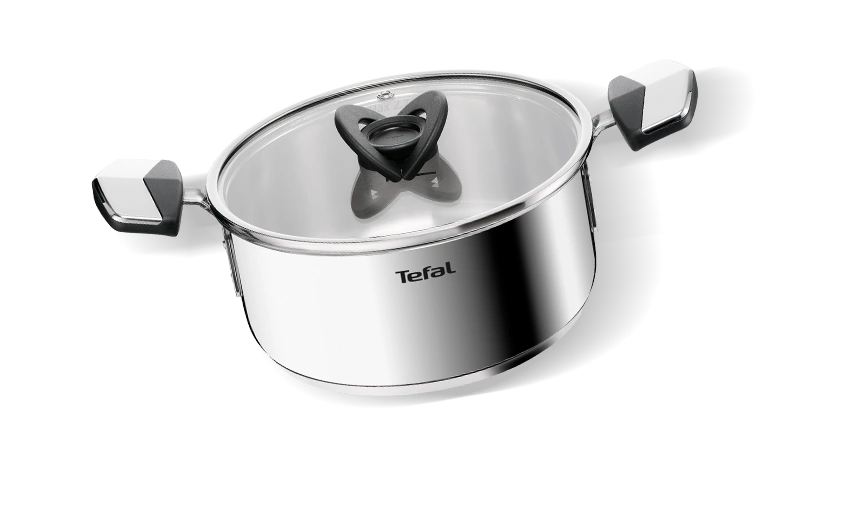 Каструля Tefal Emotion+ з нержавіючої сталі