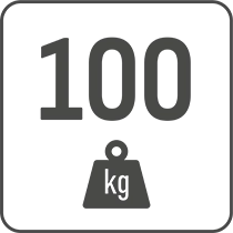 Витримує навантаження до 100 кг