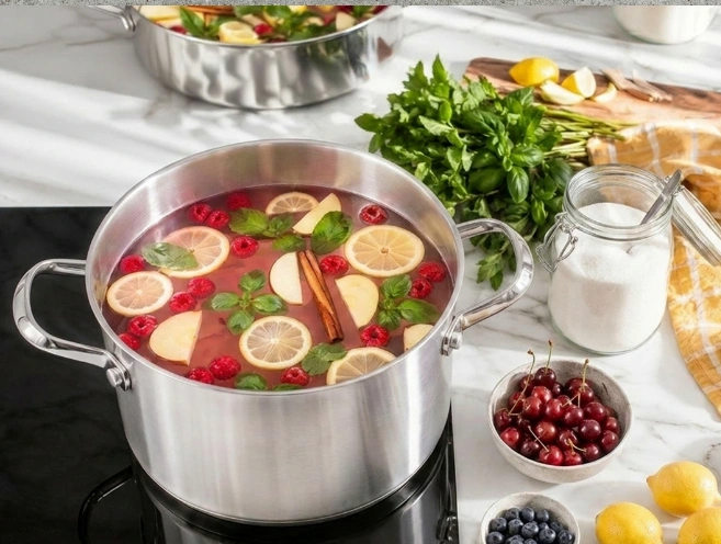 Велика каструля Tefal Emotion+ XL зі стравою для всієї родини
