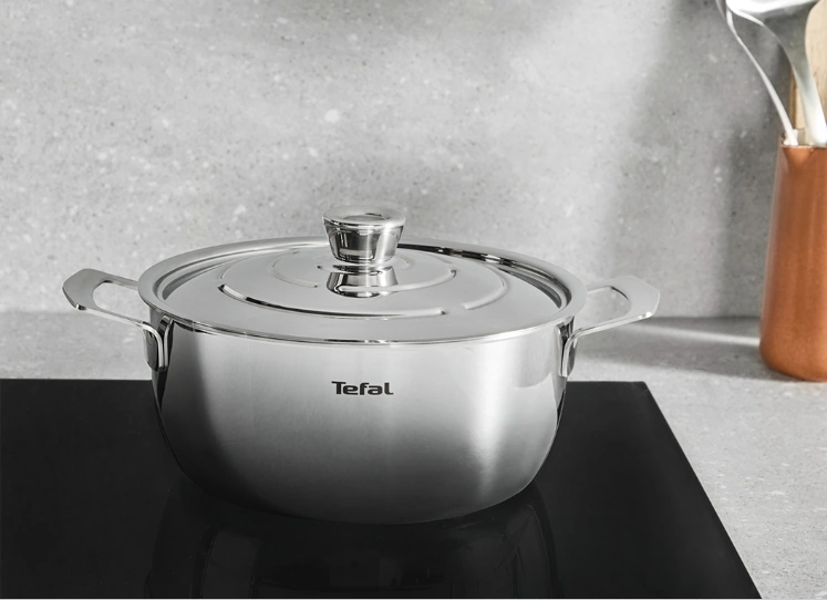 Каструля Tefal Emotion+ Gourmet із нержавіючої сталі