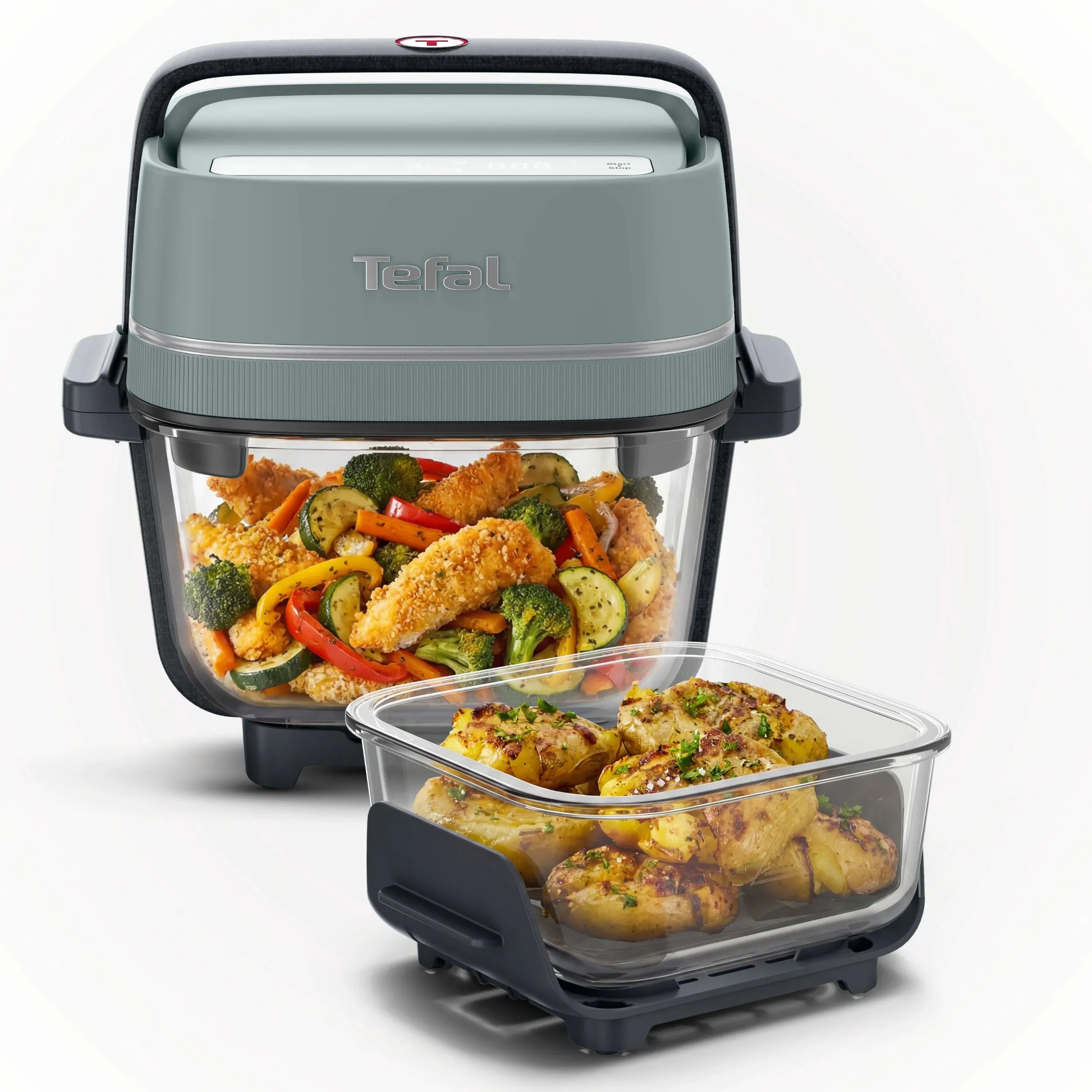 Мультипіч (Аерогриль) Tefal Crisp&Go Eucalyptus FB7014E0