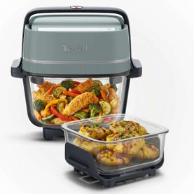 Мультипіч (Аерогриль) Tefal Crisp&Go Eucalyptus FB7014E0 Мультипіч (Аерогриль) Tefal Crisp&Go Eucalyptus FB7014E0