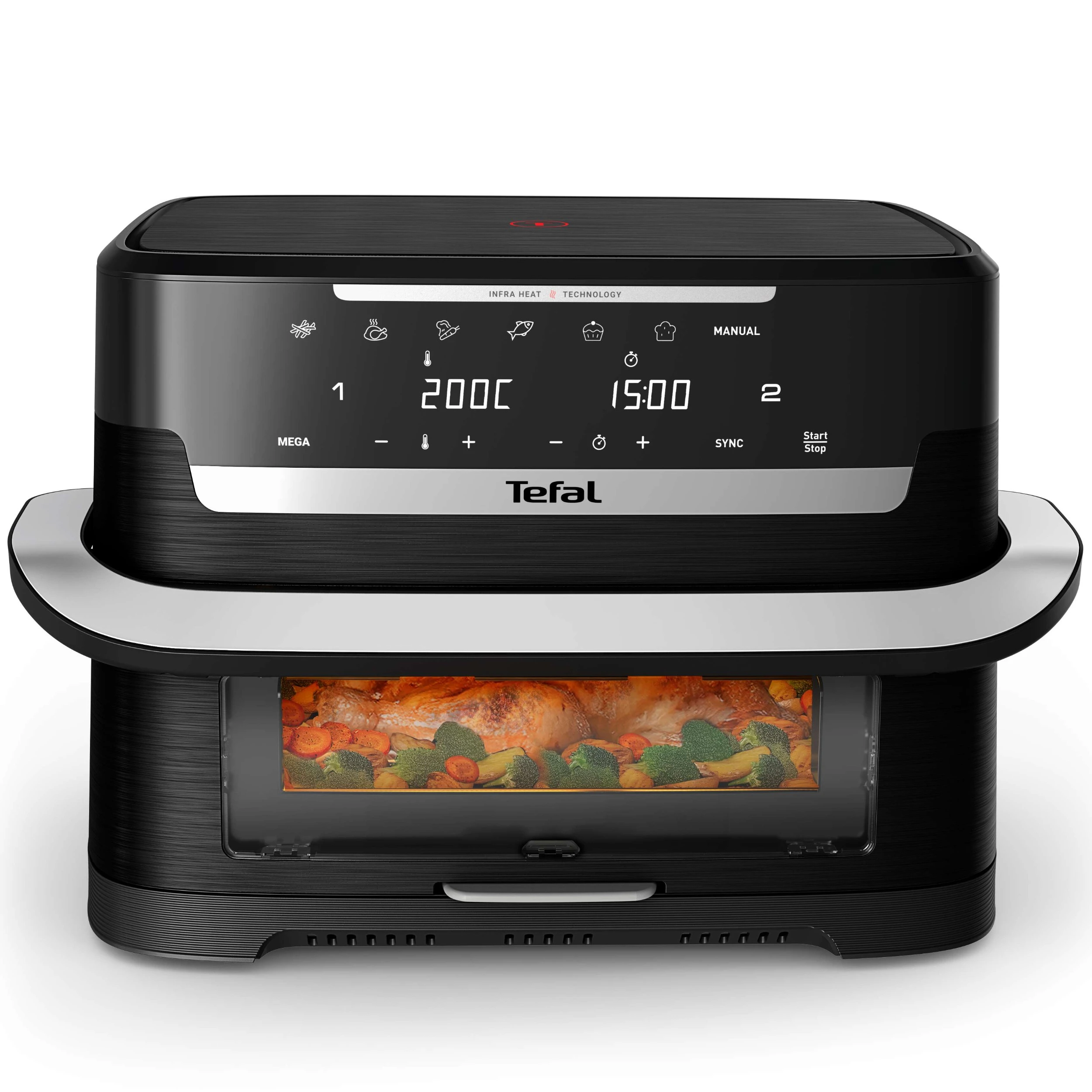 Мультипіч (Аерогриль) Tefal Ever Fry Dual Flex EY9278E0