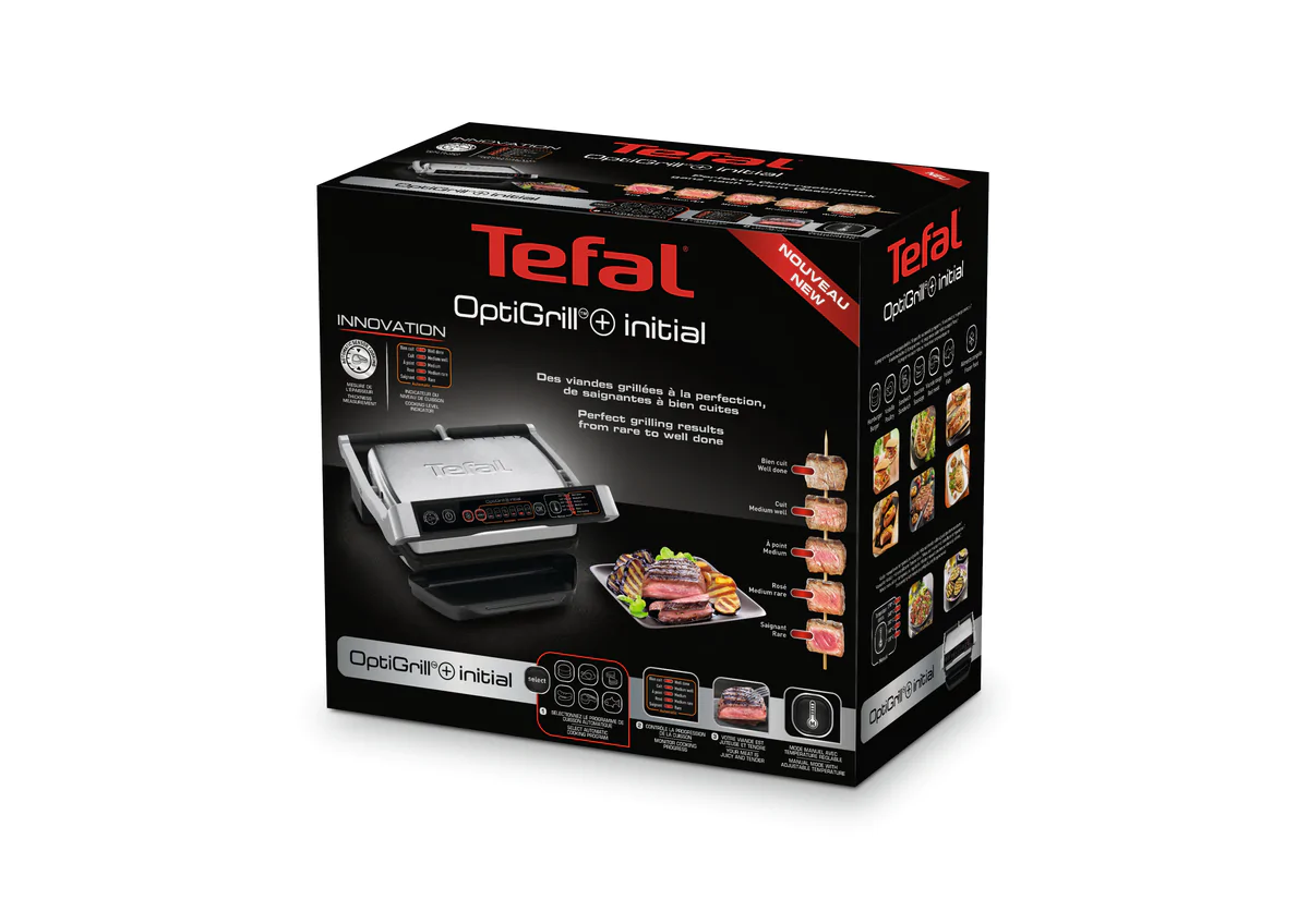 Гриль Tefal OPTIGRILL+ Initial GC706D34