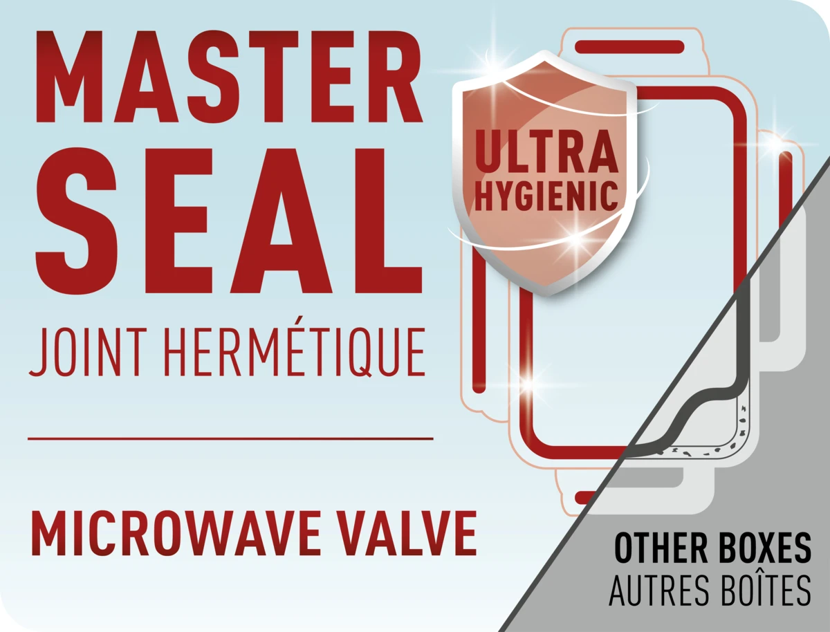 Контейнер Tefal MasterSeal Clip&Micro прямокутний 550 мл KK3102012