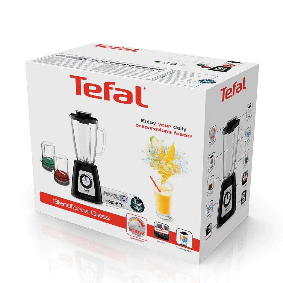 Блендер стаціонарний Tefal BLENDFORCE 2 BL438831