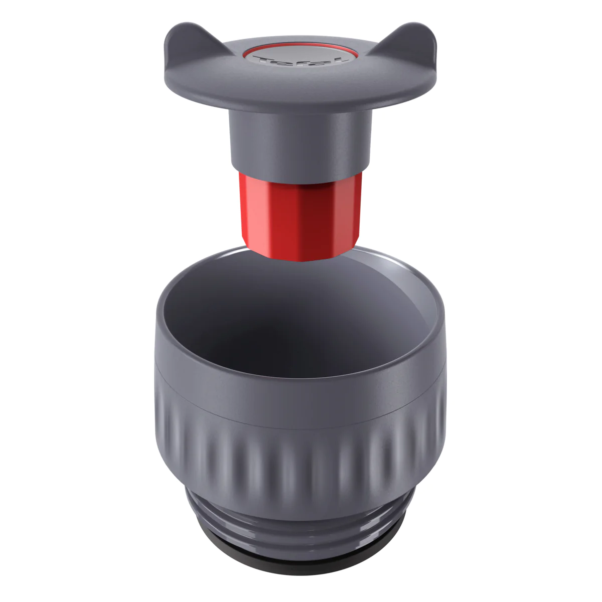 Термочашка 360 мл Tefal Easy Twist, колір графіт N2011510