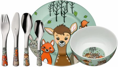 Дитячий набір столових приборів WMF Forest Friends 6 предметів 1286119964 (12.8611.9964) Дитячий набір столових приборів WMF Forest Friends 6 предметів 1286119964 (12.8611.9964)
