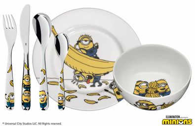 Дитячий набір столових приборів WMF MINIONS 6 предметів 1286079964 (12.8607.9964) Дитячий набір столових приборів WMF MINIONS 6 предметів 1286079964 (12.8607.9964)