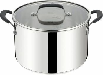 Каструля Tefal Jamie Oliver Home Cook 8.4 л з кришкою E3186375 Каструля Tefal Jamie Oliver Home Cook 8.4 л з кришкою E3186375