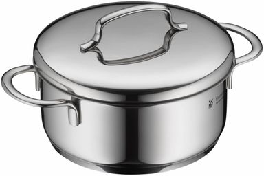Каструля низька WMF MINI 14 см з кришкою 0,9 л 0714766040 (07.1476.6040) Каструля низька WMF MINI 14 см з кришкою 0,9 л 0714766040 (07.1476.6040)