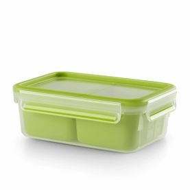 Контейнер прямокутний з вставками Tefal Master Seal To Go 1,0 л. K3100512 Контейнер прямокутний з вставками Tefal Master Seal To Go 1,0 л. K3100512