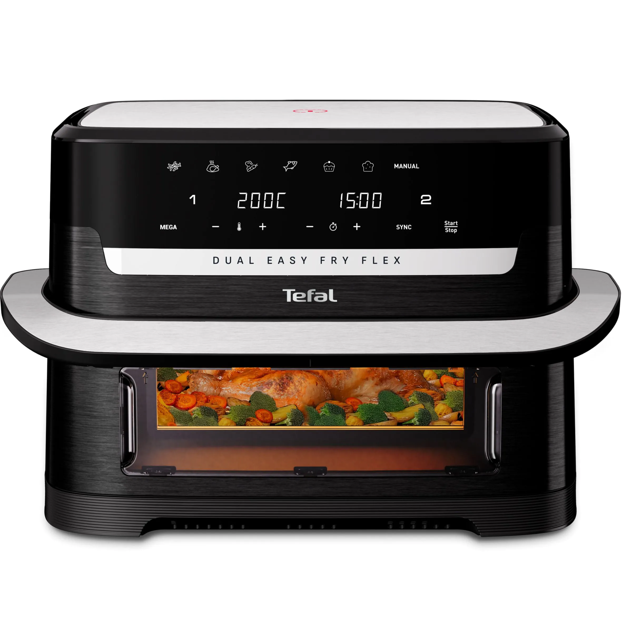 Мультипіч (Аерогриль) Tefal Dual Easy Fry Flex EY9228E0