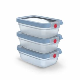 Набір контейнерів Tefal oneClick 3 шт по 0,5 л N1230510 Набір контейнерів Tefal oneClick 3 шт по 0,5 л N1230510