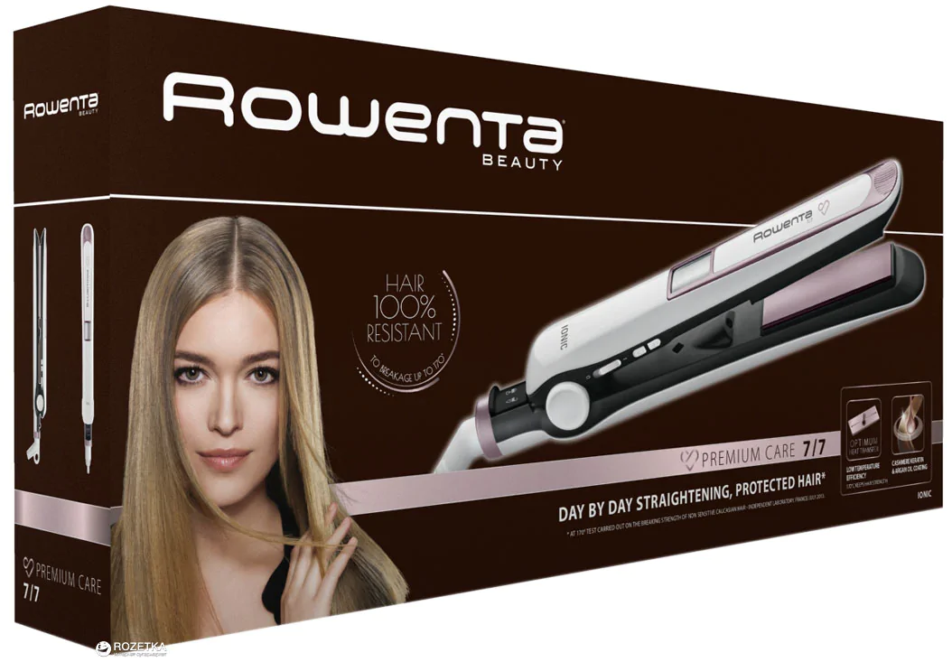 ᐉ Випрямляч для волосся Rowenta Premium Care SF7460F0 ➡ купити в