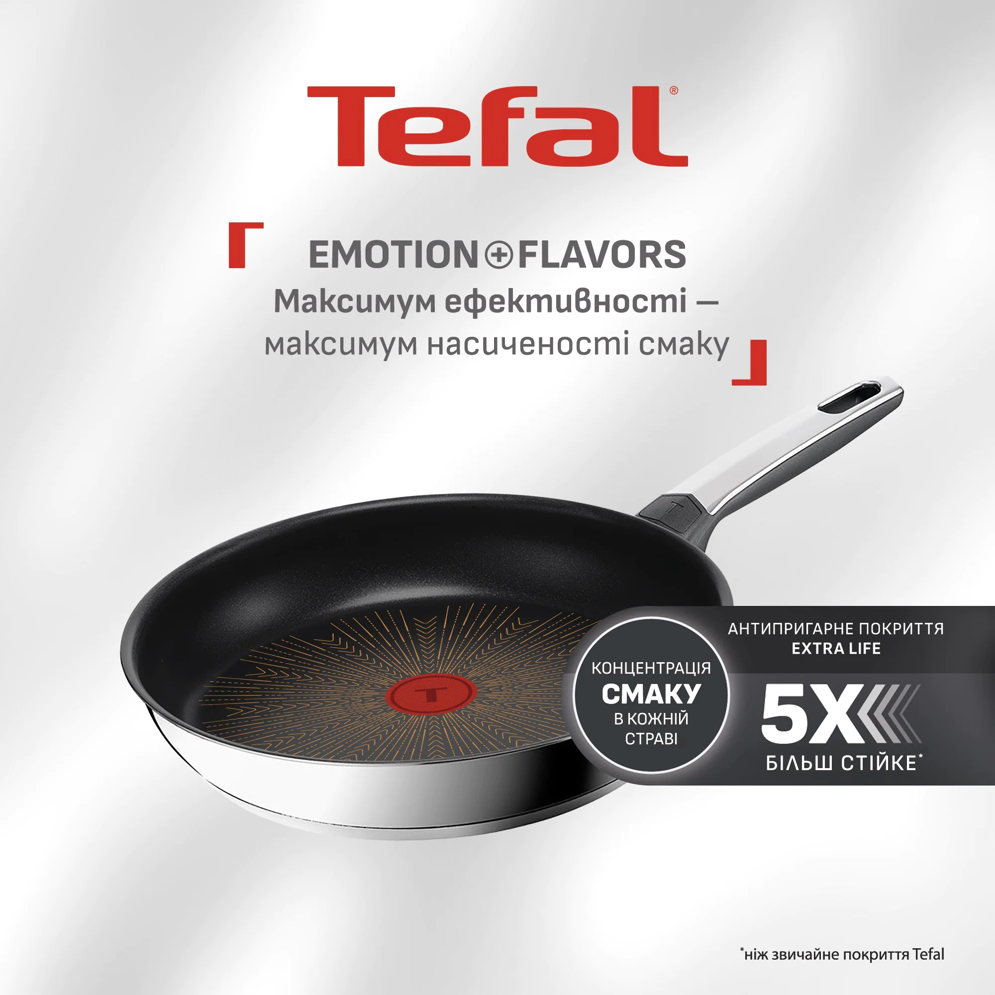 Сковорода Tefal Emotion+ Flavors 28 см G7600645