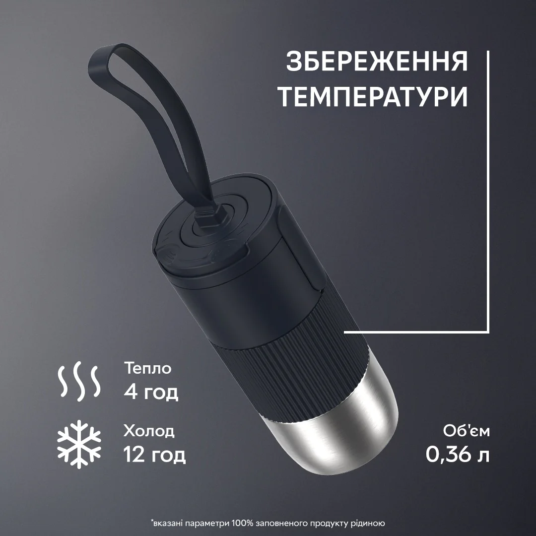 Термочашка Tefal beYou Flip Mug 360 мл N2190110