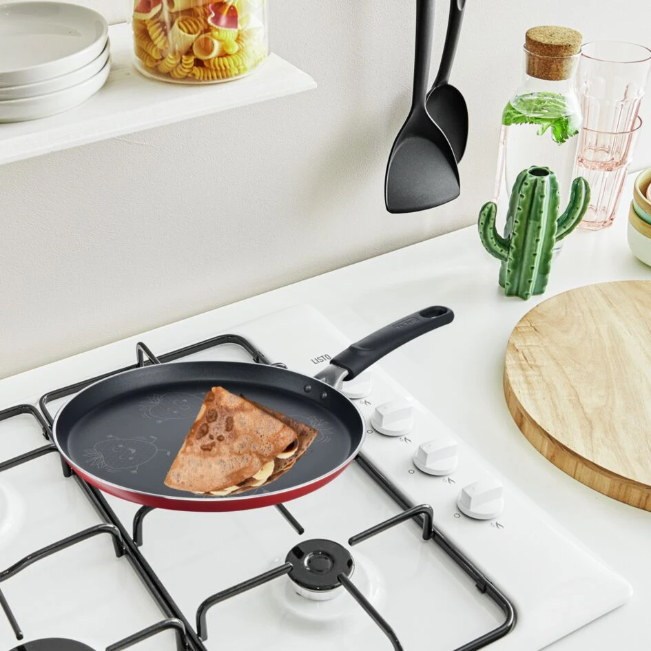 Сковорода для млинців з лопаткою Tefal Fruits полуниця 28 см B4391102