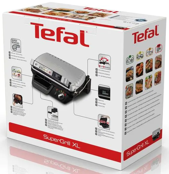 Гриль Tefal Supergrill XL Timer GC461B34