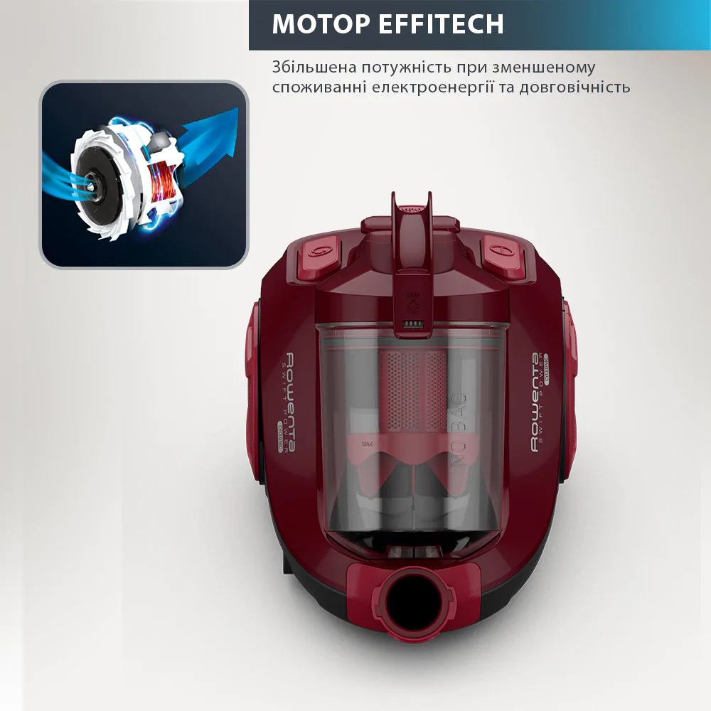 Пилосос безмішковий Rowenta Swift Power Cyclonic RO2913EA