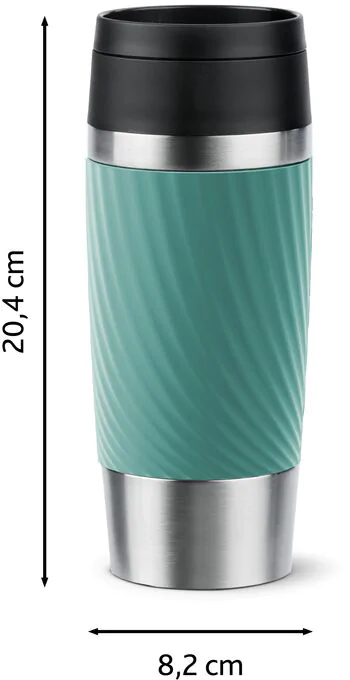 Термочашка 360 мл Tefal Travel Mug Classic Twist, Зелений N2024310