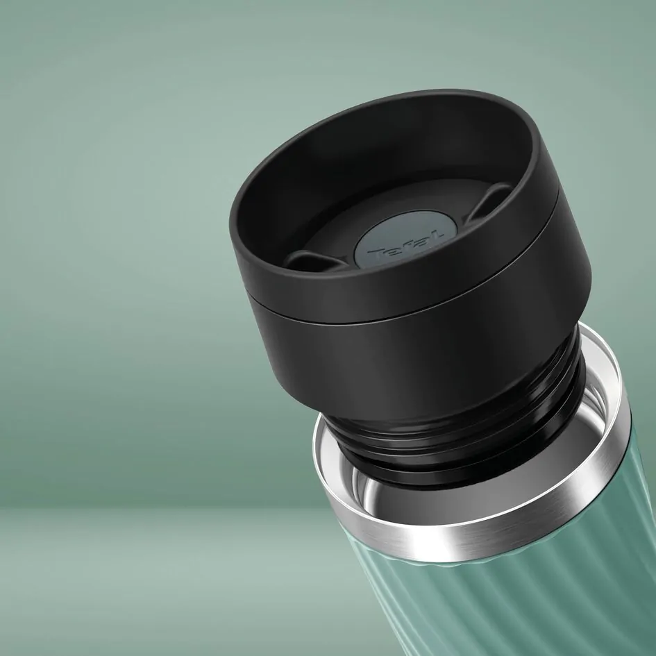 Термочашка 360 мл Tefal Travel Mug Classic Twist, Зелений N2024310