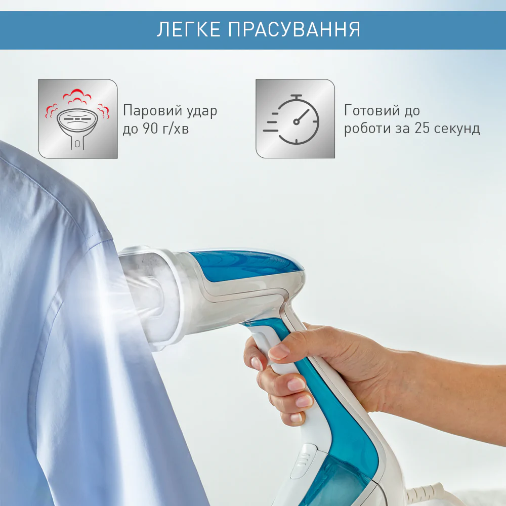 Ручний відпарювач Tefal PURE TEX 4в1 DT9530E1