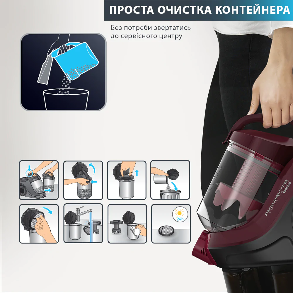Пилосос безмішковий Rowenta Swift Power Cyclonic RO2913EA