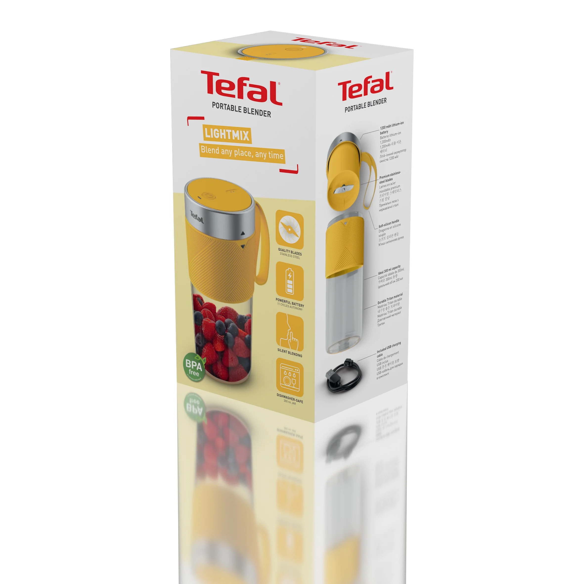 Акумуляторний портативний блендер Tefal Lightmix BL1C0230
