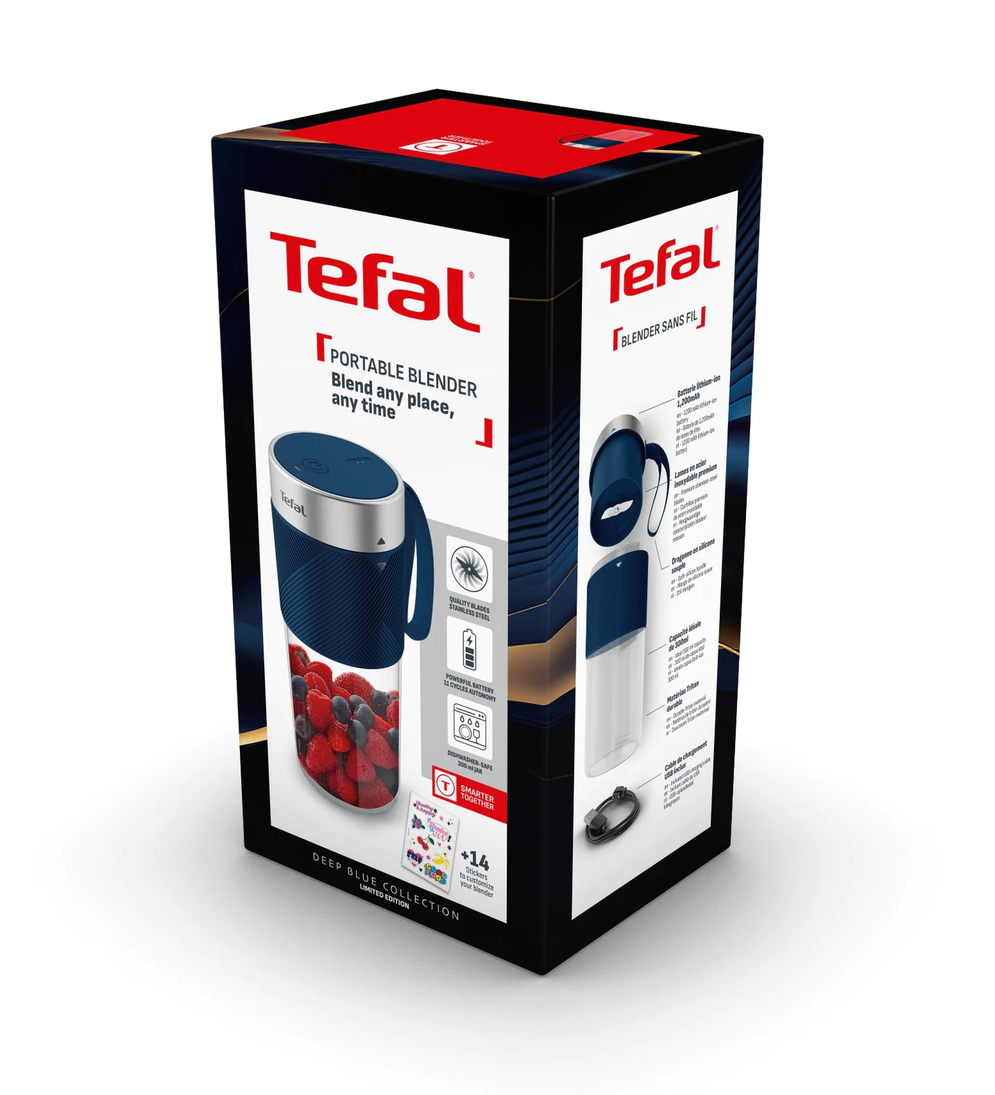 Акумуляторний портативний блендер Tefal Lightmix BL1CT8F0