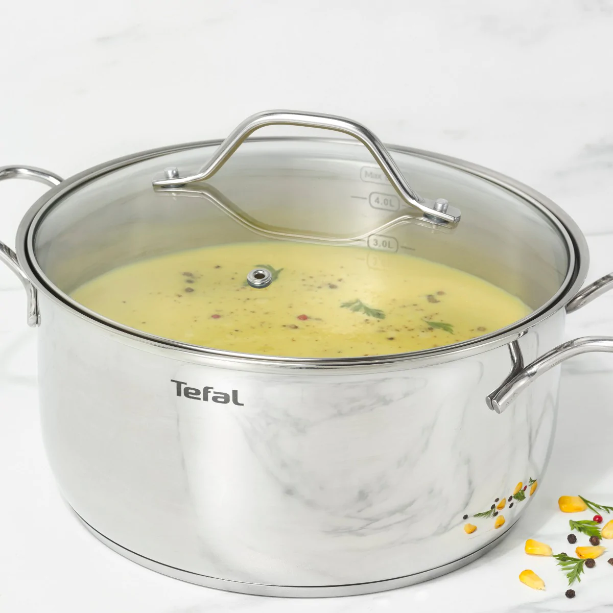 Кастрюля з кришкою Tefal Intuition 24 см B8644674