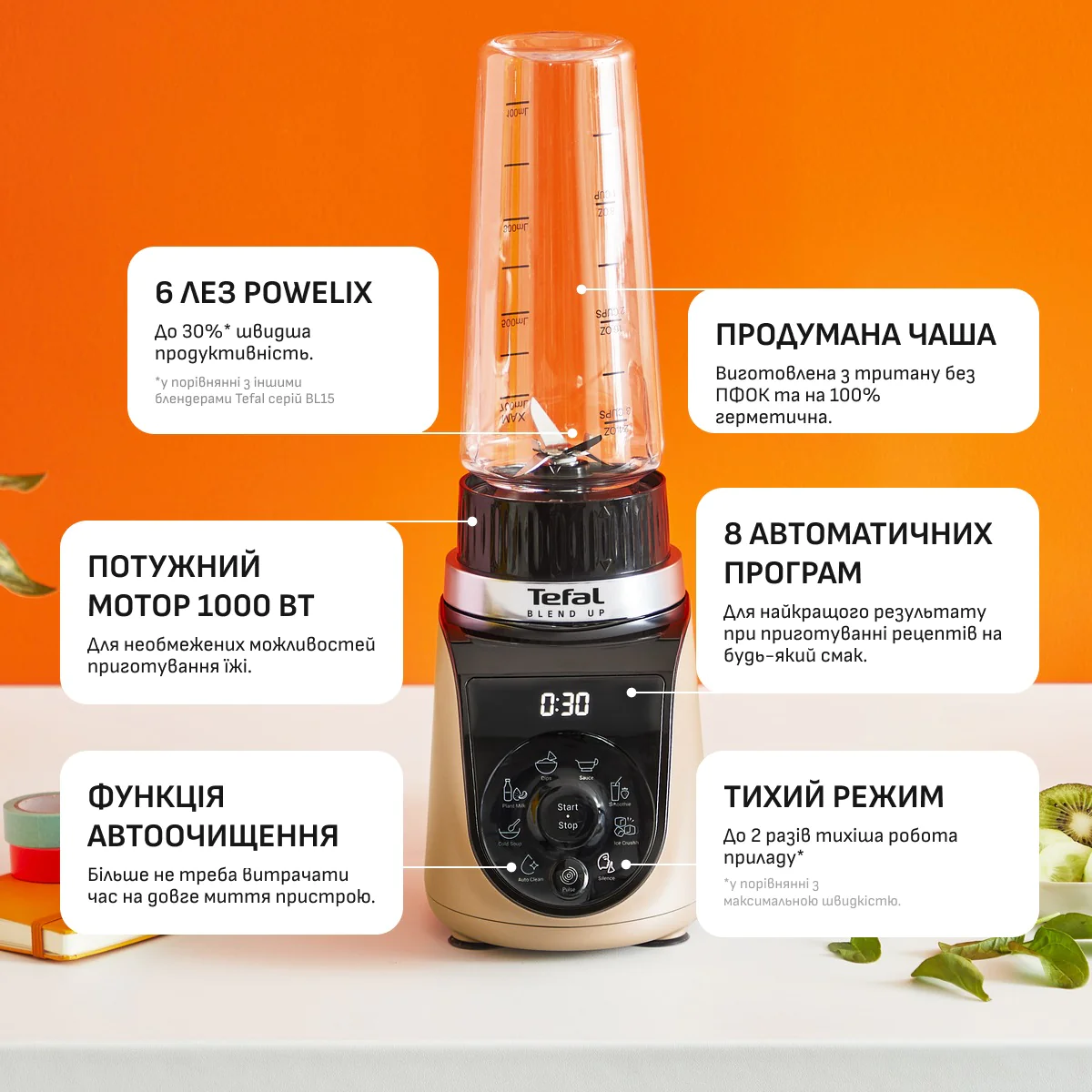 Персональний блендер Tefal Blend Up BL190AF0