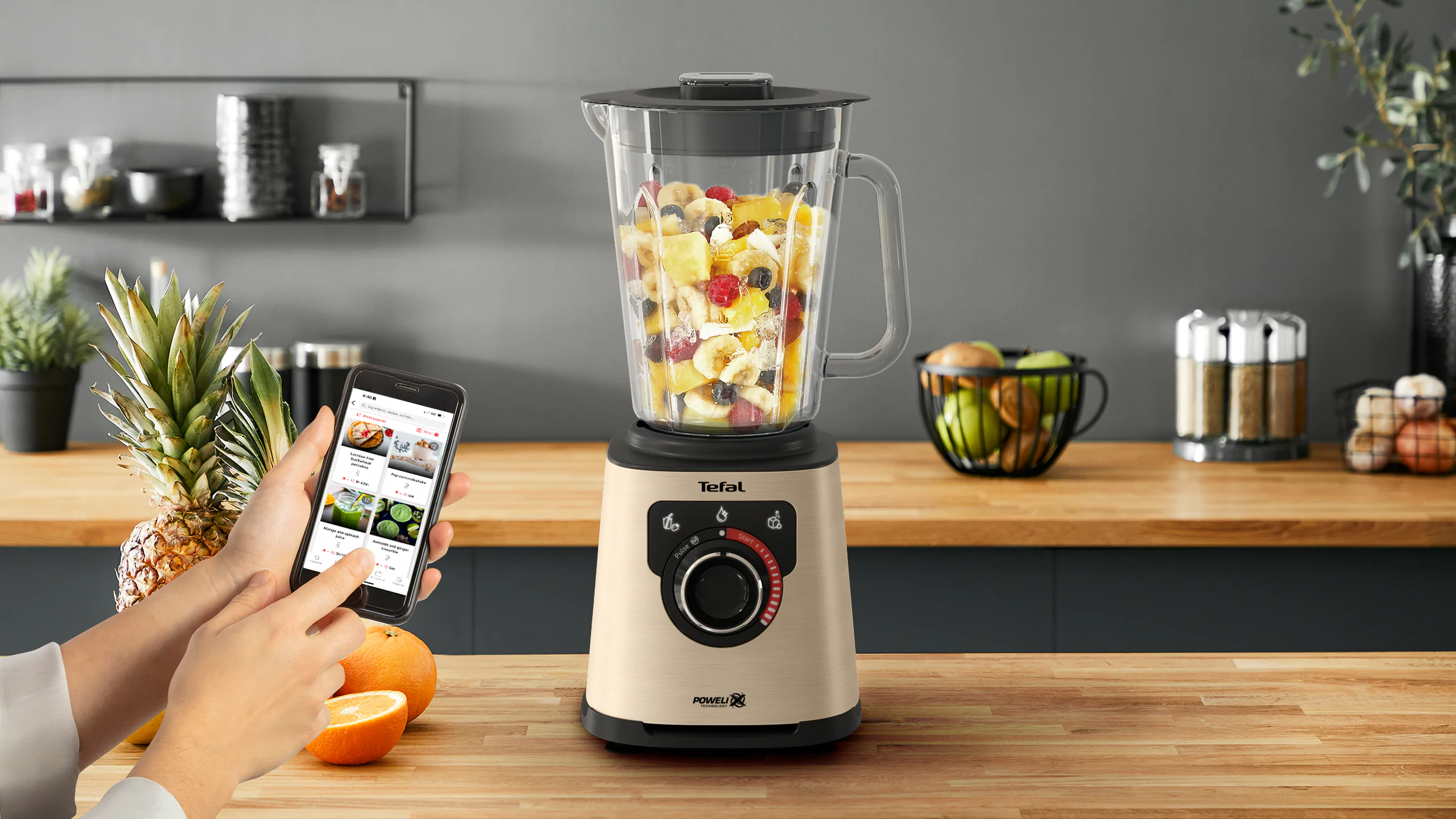 Блендер стаціонарний TEFAL PerfectMix+ BL871A31