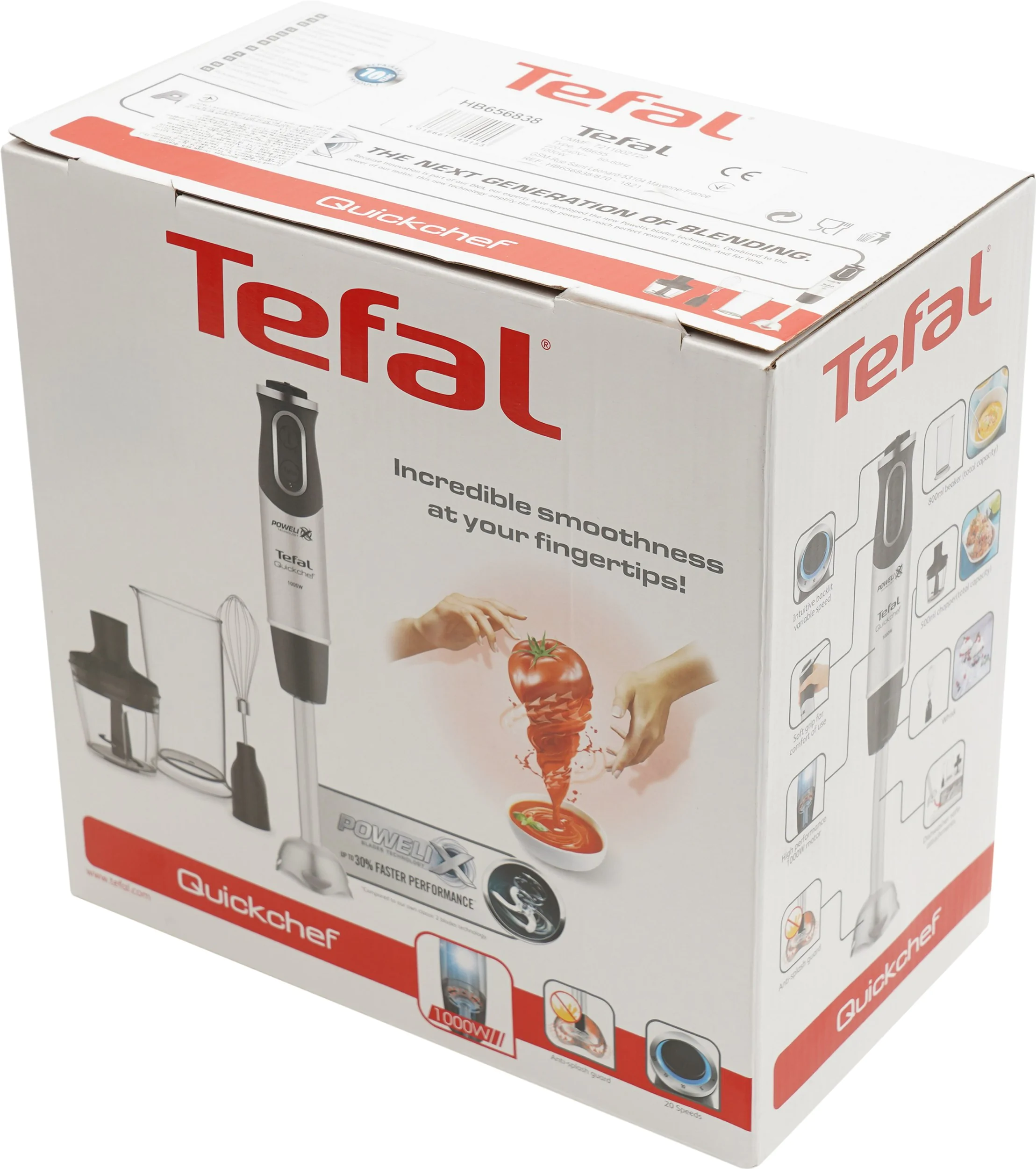 Блендер заглибний Tefal QUICKCHEF HB656838