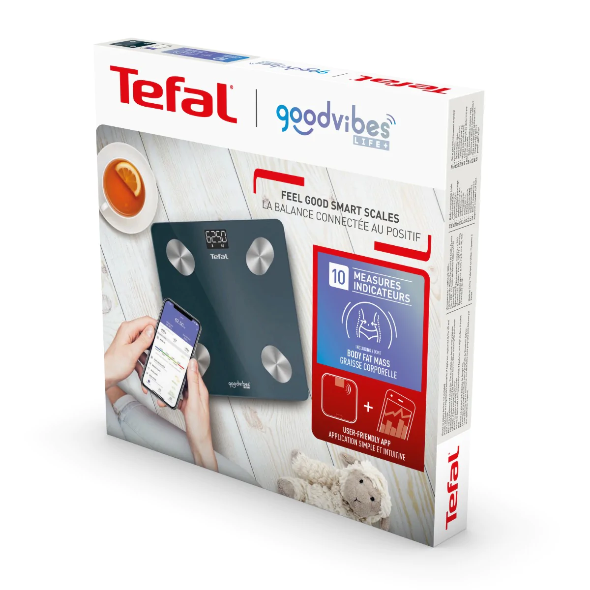 Ваги підлогові Tefal GOODVIBES LIFE + BM9620S1