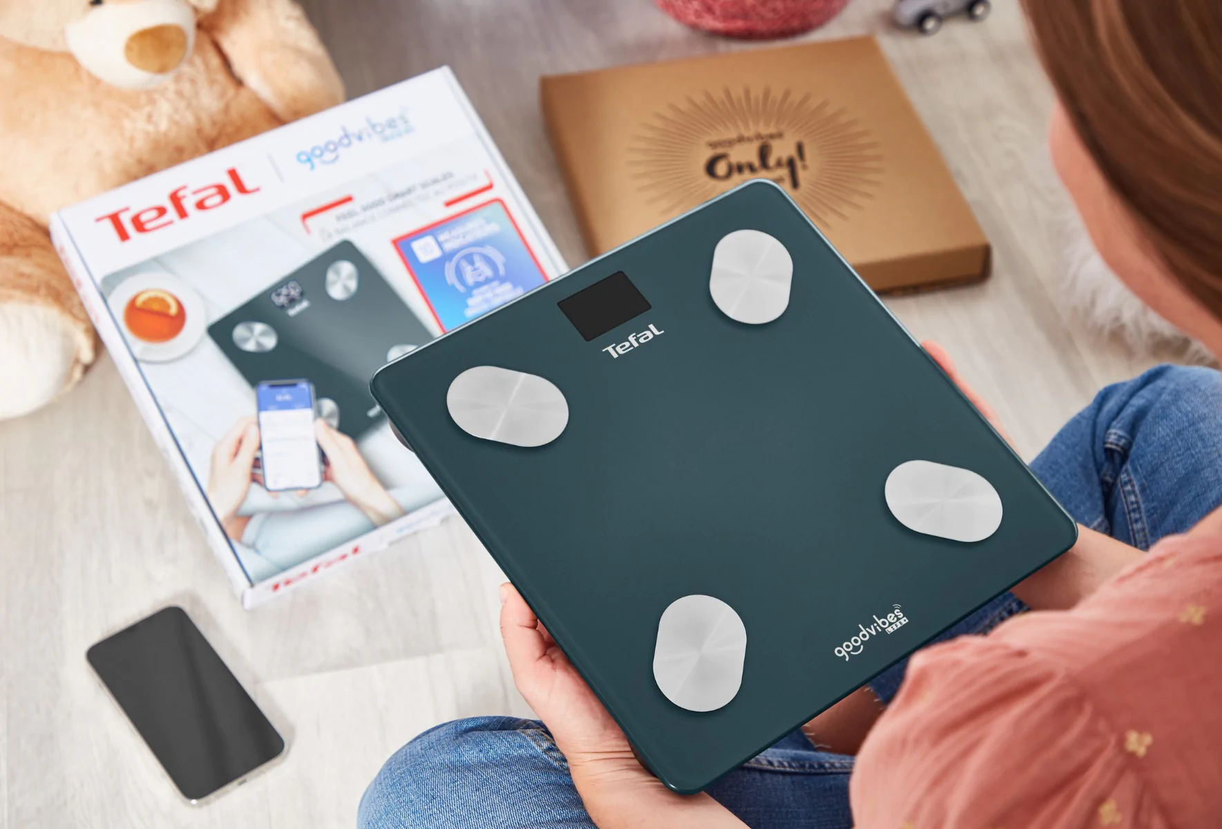 Ваги підлогові Tefal GOODVIBES LIFE + BM9620S1
