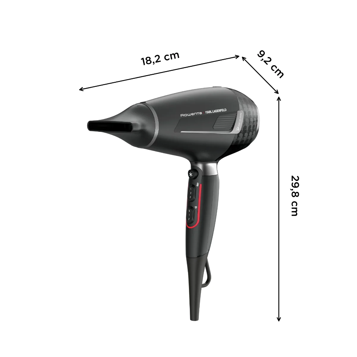 Фен Rowenta x Karl Lagerfeld Pro Stylist CV888LF0