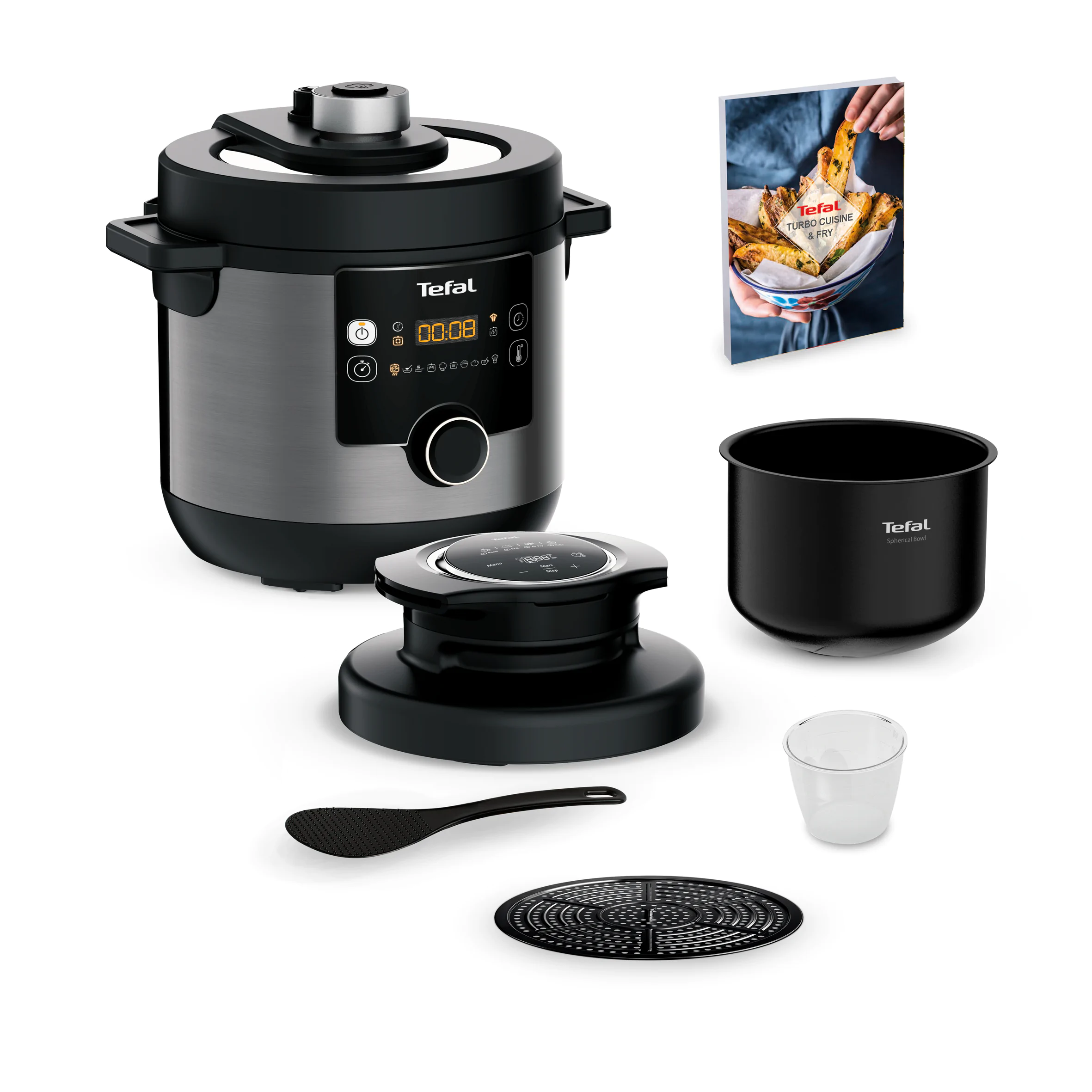 Мультиварка-скороварка Tefal Turbo Cuisine & Fry CY778830