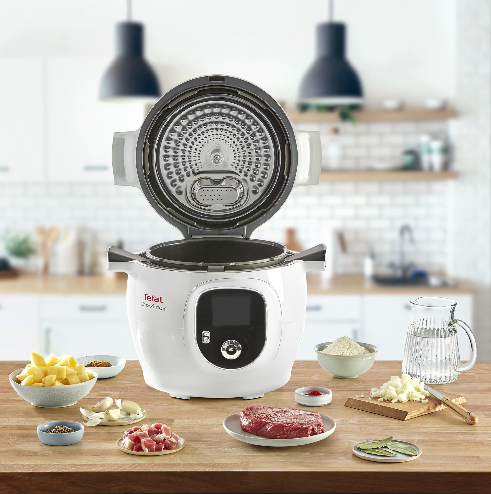 Мультиварка-скороварка Tefal Cook4me+ CY851130