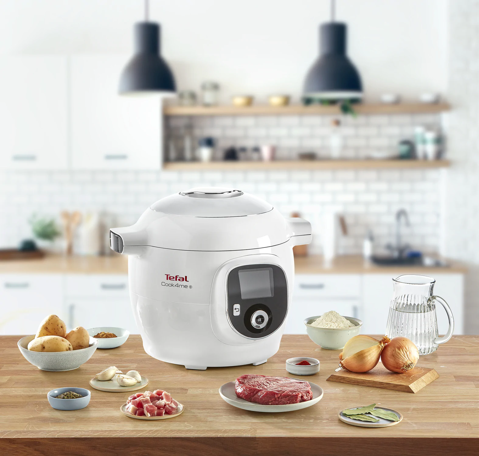 Мультиварка-скороварка Tefal Cook4me+ CY851130