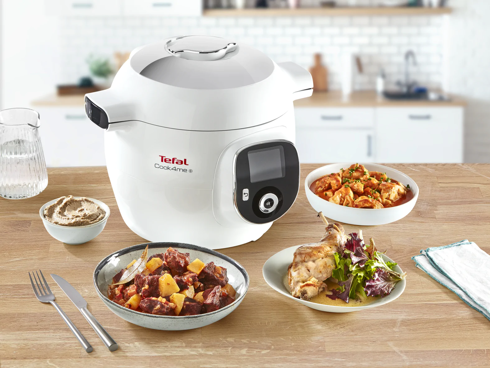 Мультиварка-скороварка Tefal Cook4me+ CY851130