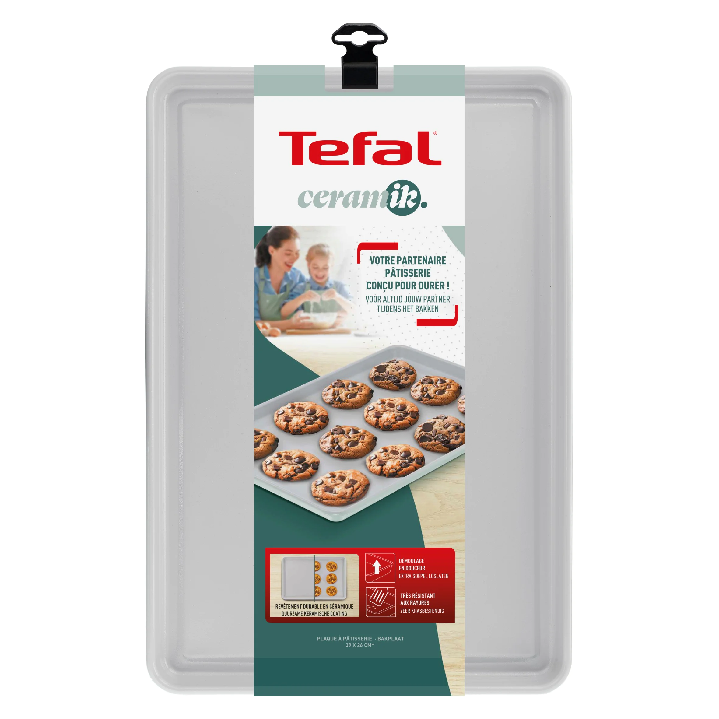 Деко Tefal Ceramik Baking Sheet 39х26 см J1756104