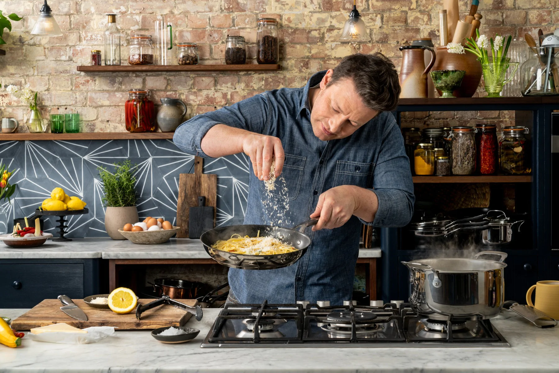 Набір посуду з 10 предметів Tefal Jamie Oliver Kitchen Essential E314SA74