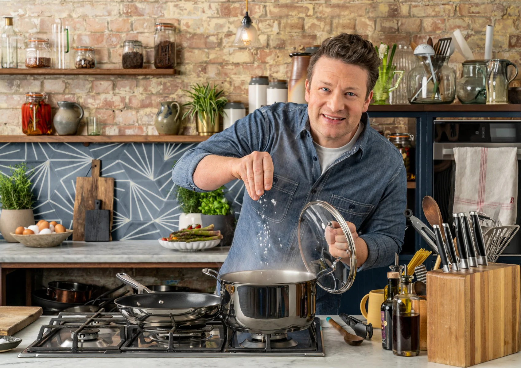 Набір посуду з 10 предметів Tefal Jamie Oliver Kitchen Essential E314SA74