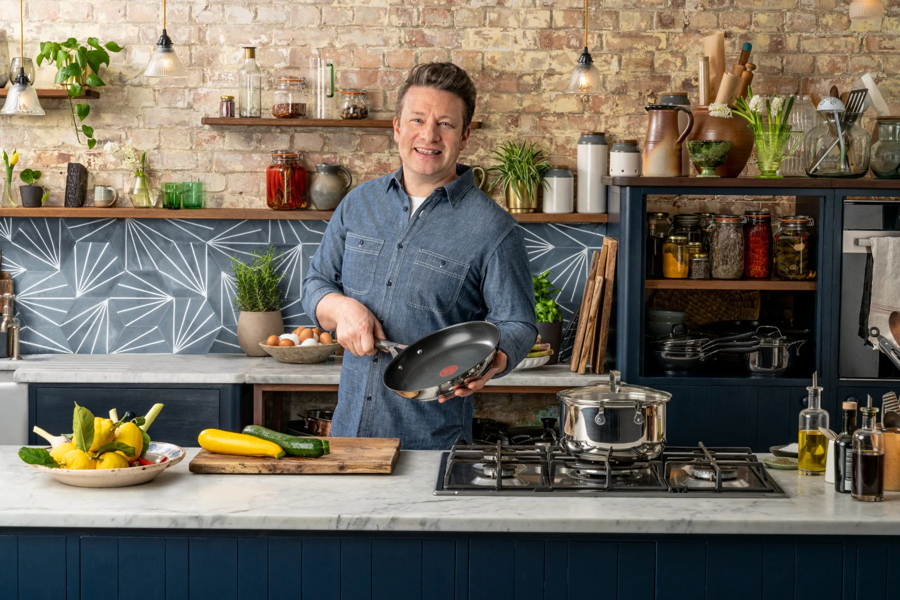 Набір посуду з 10 предметів Tefal Jamie Oliver Kitchen Essential E314SA74
