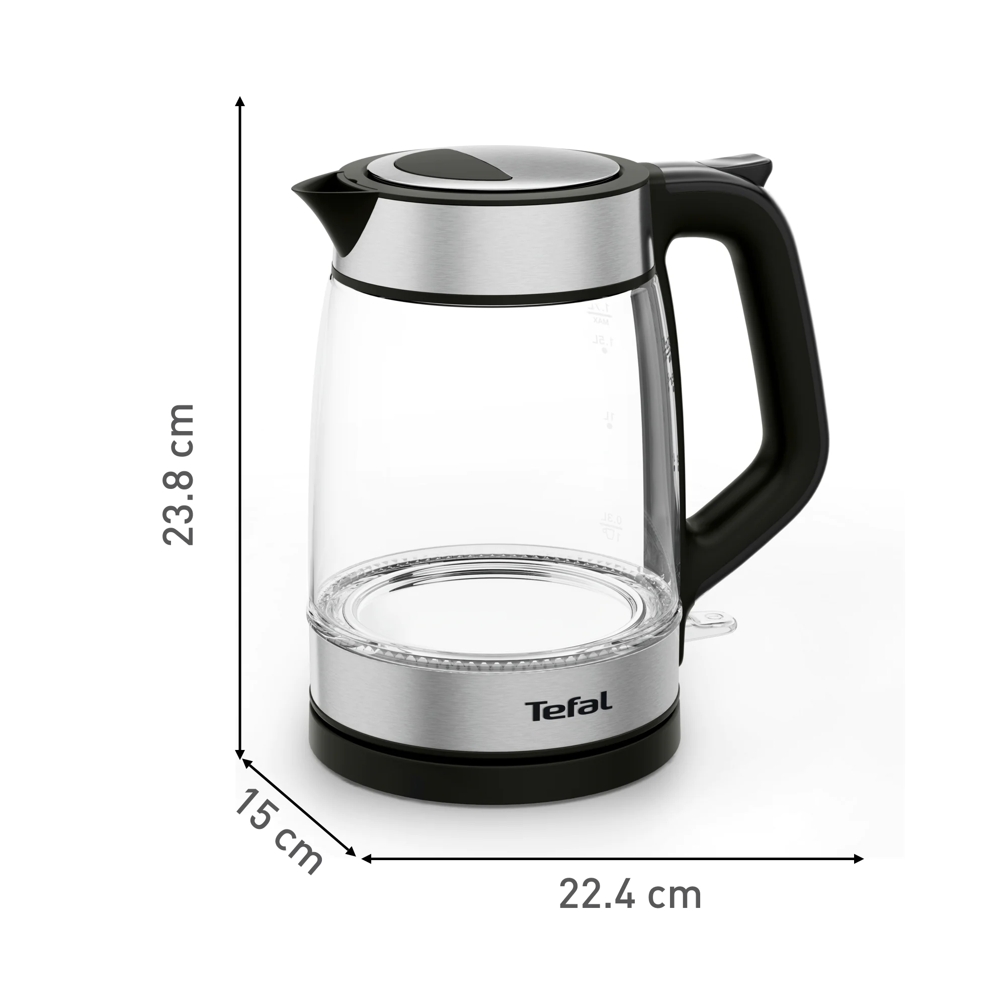 Електрочайник Tefal Glass Kettle KI605830
