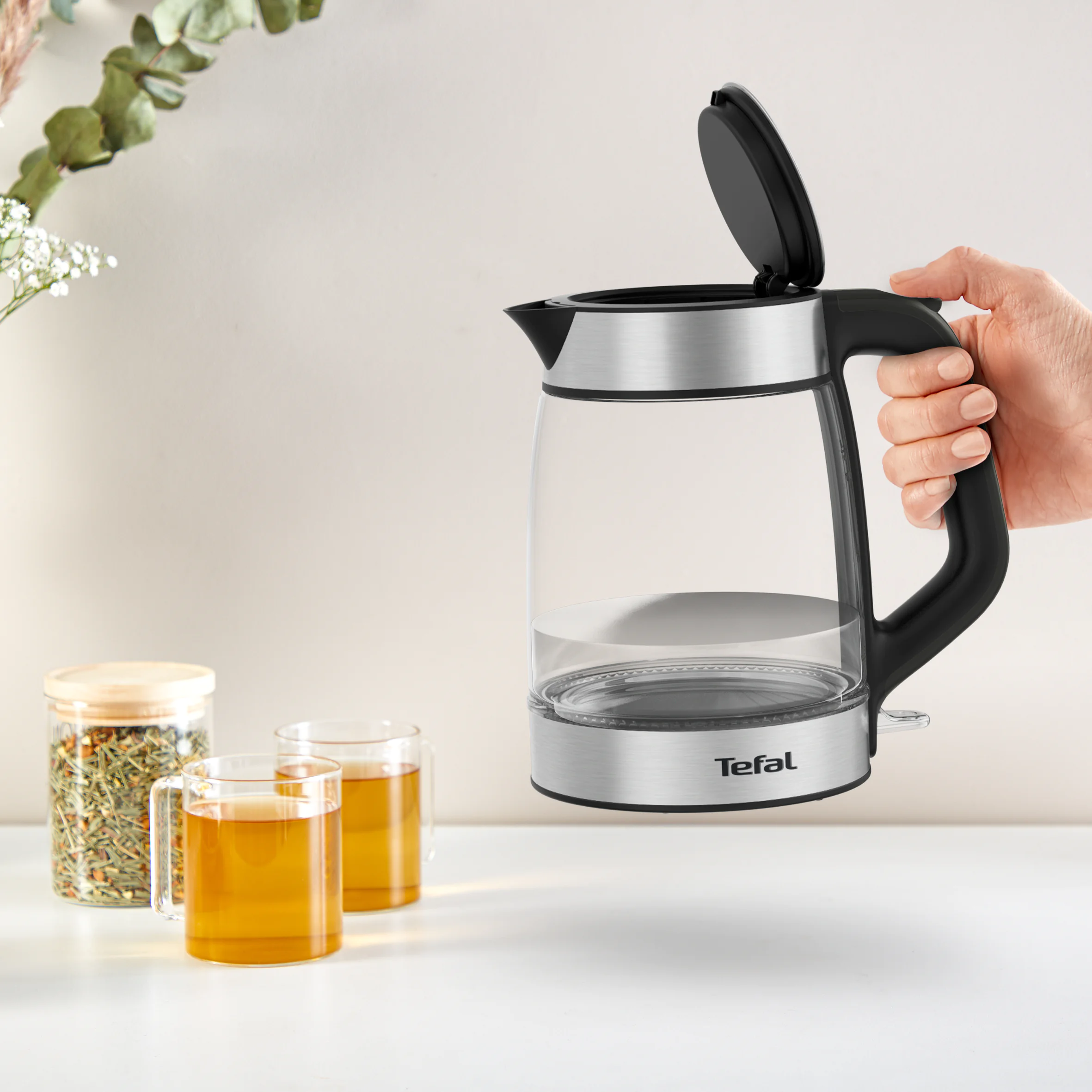 Електрочайник Tefal Glass Kettle KI605830