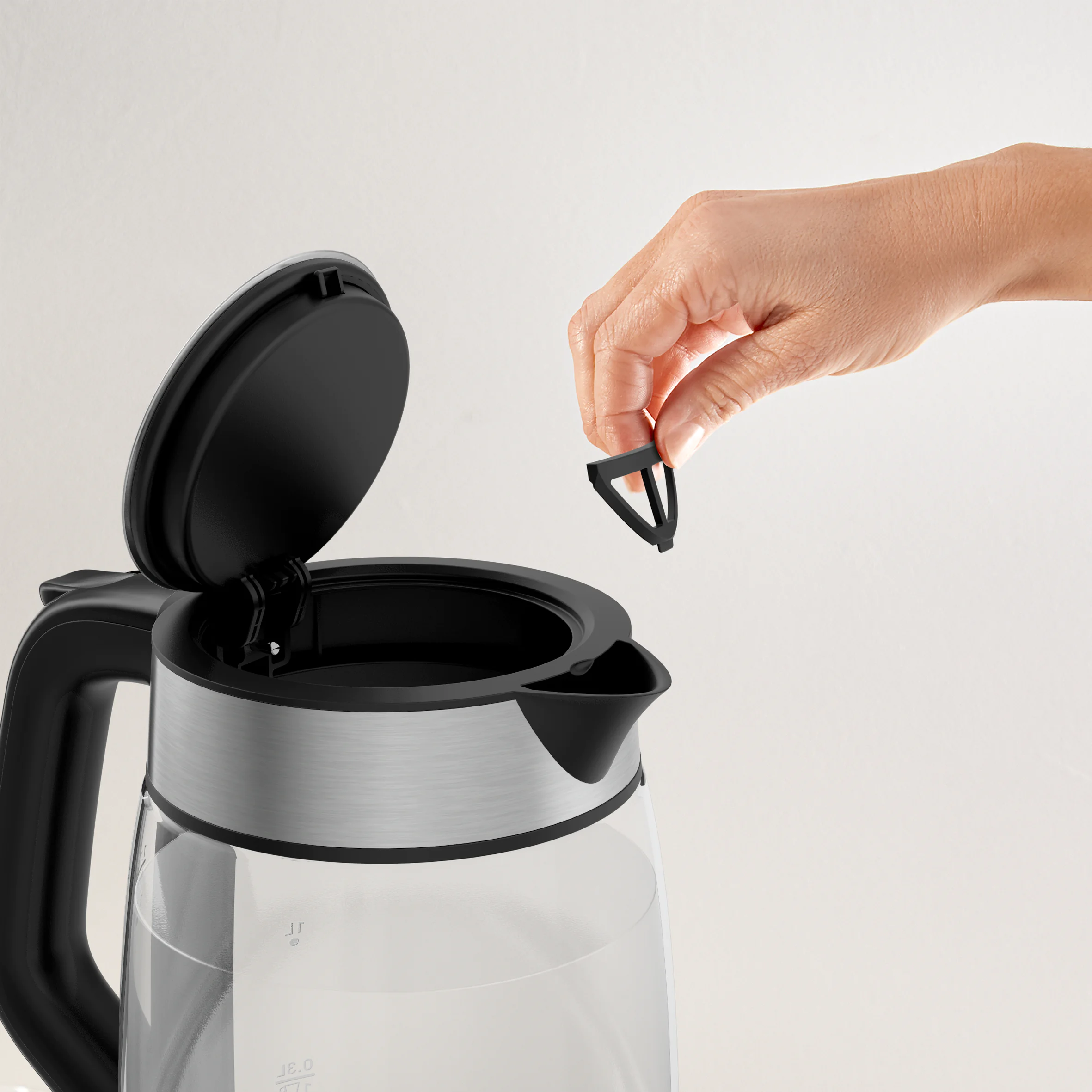 Електрочайник Tefal Glass Kettle KI605830