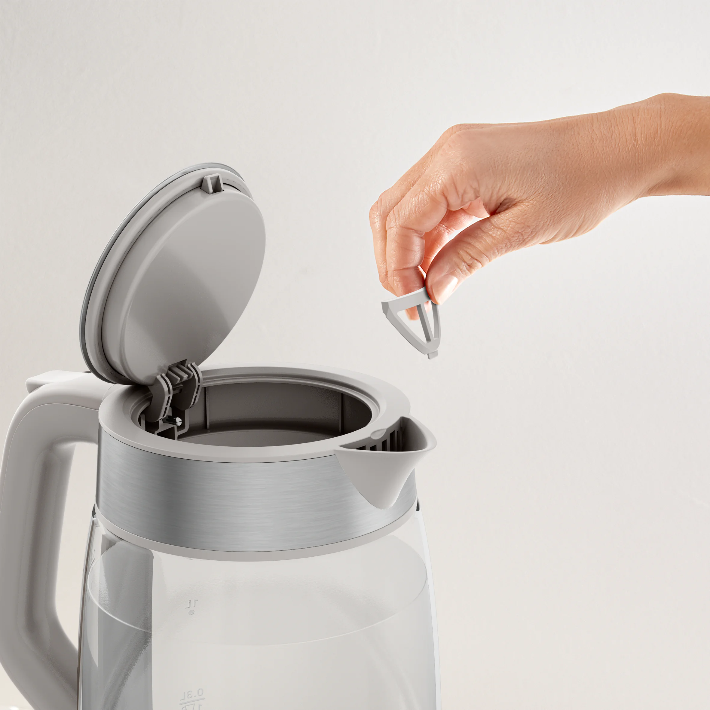 Електрочайник Tefal Glass Kettle KI605B30