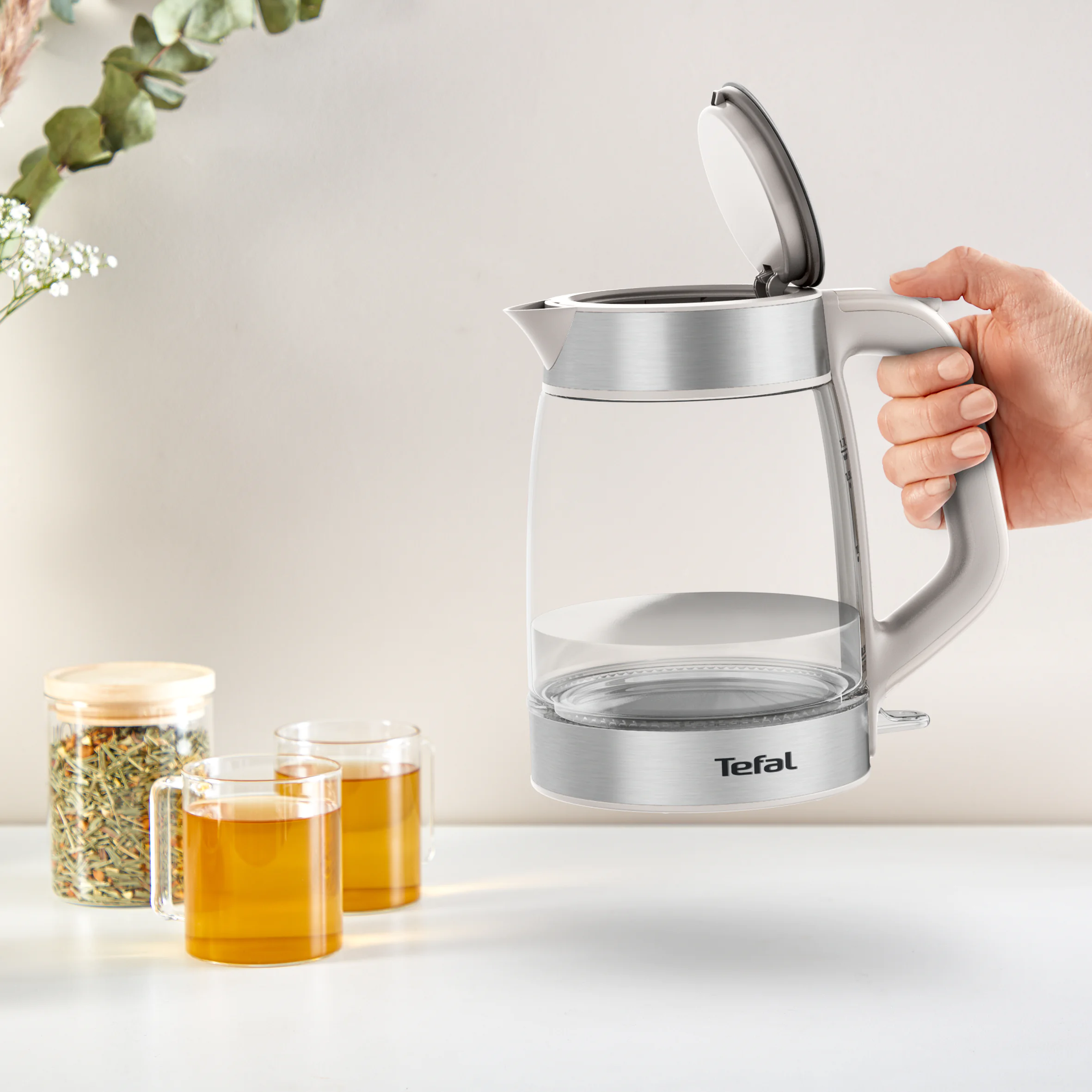 Електрочайник Tefal Glass Kettle KI605B30